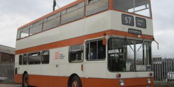 1971 Double deck bus with rear engine, front entrance and centre exit - RNA236J